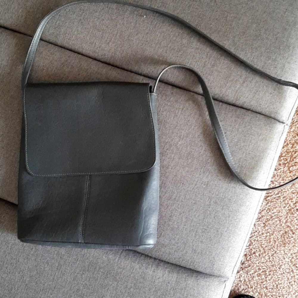 Leather crossbody